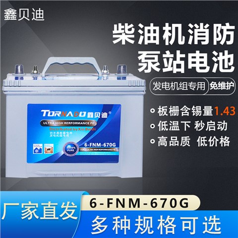 消防泵电池6-FNM-670G