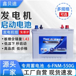 发电机启动电池6-FNM-550G