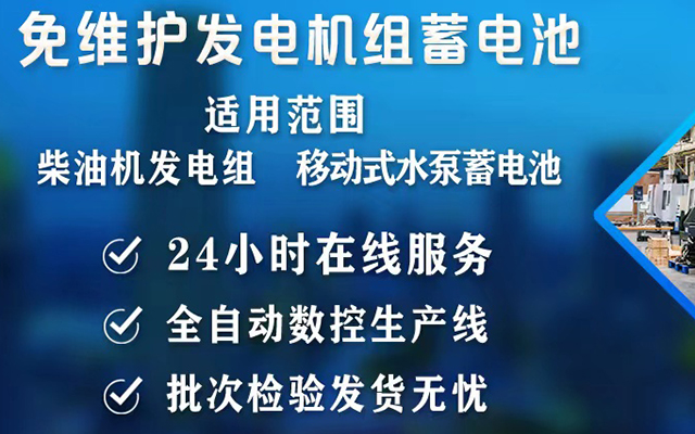 思吾高柴油发电机组蓄电