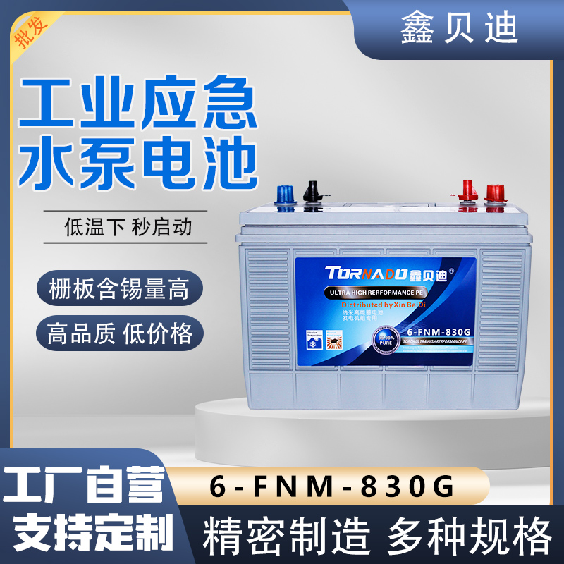 工业应急水泵电池6-FNM830G