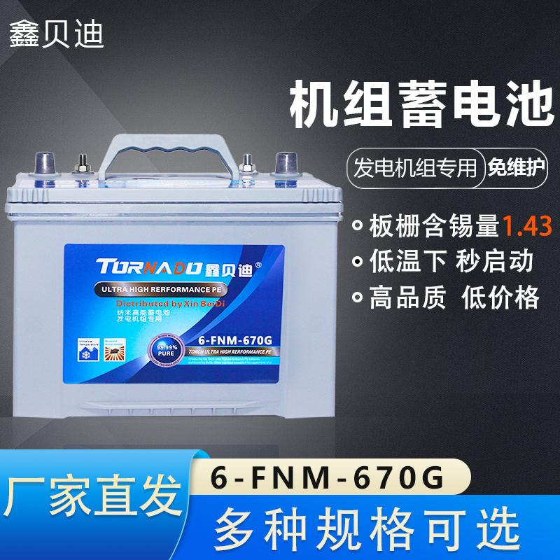 机组蓄电池6-FNM-670G