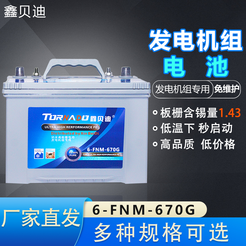发电机组电池6-FNM-670G