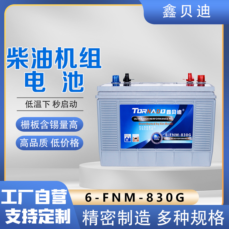 柴油机组电池6-FNM-830G