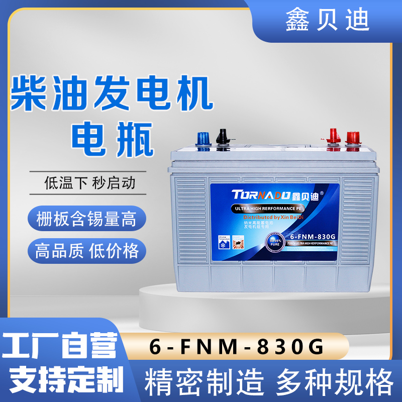 柴油发电机电瓶6-FNM-830G