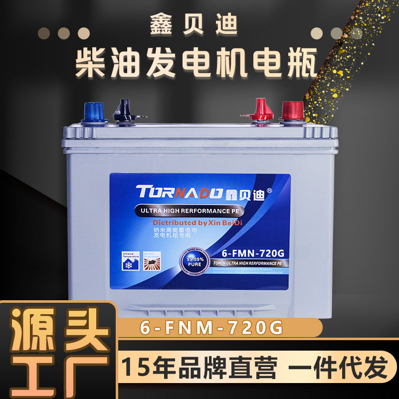 柴油发电机电瓶6-FNM-720G