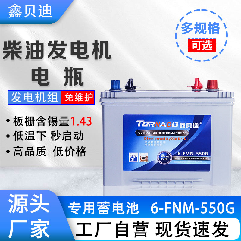 柴油发电机电瓶6-FNM-550G