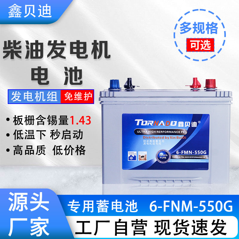 柴油发电机电池6-FNM-550G