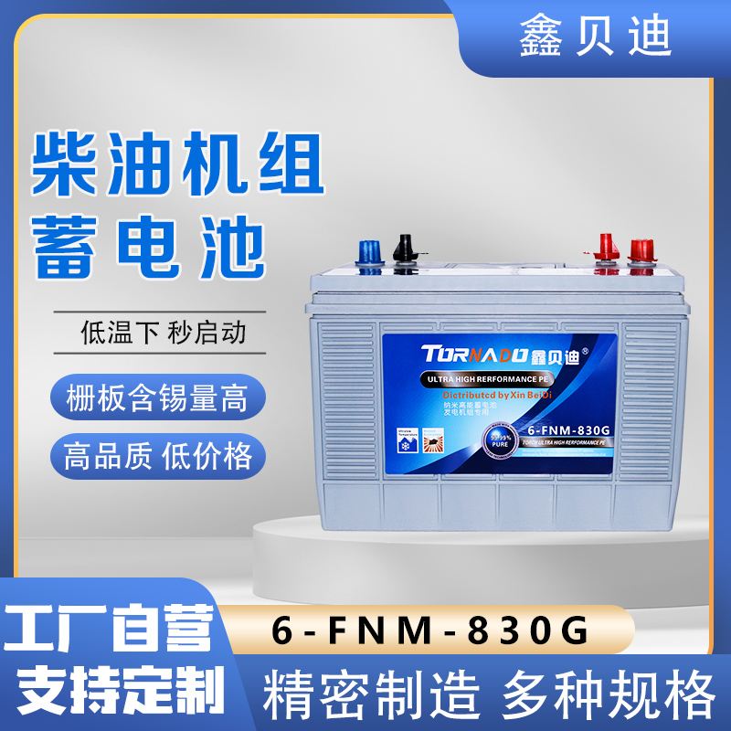 柴油机组蓄电池6-FNM-830G