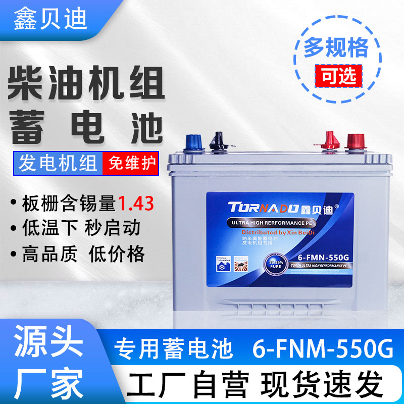 柴油机组蓄电池6-FNM-550G