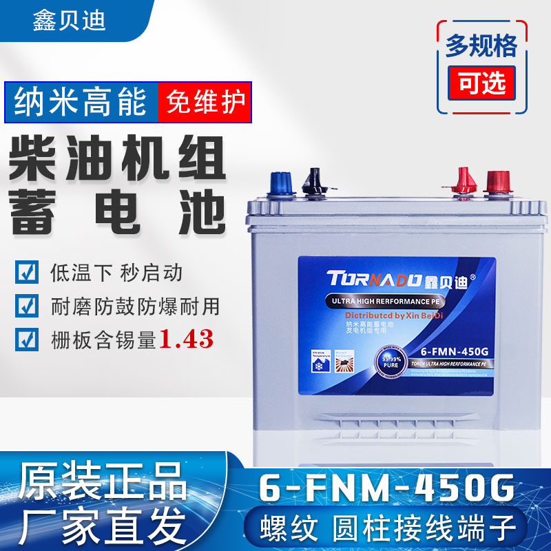 柴油机组蓄电池6-FNM-450G