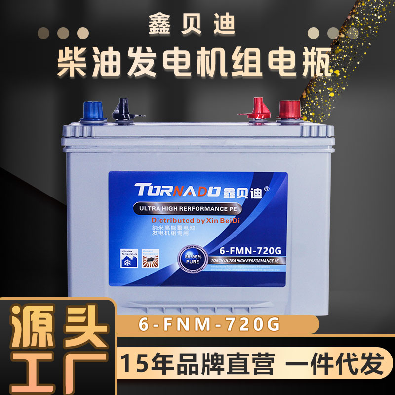 柴油发电机组电瓶6-FNM-720G