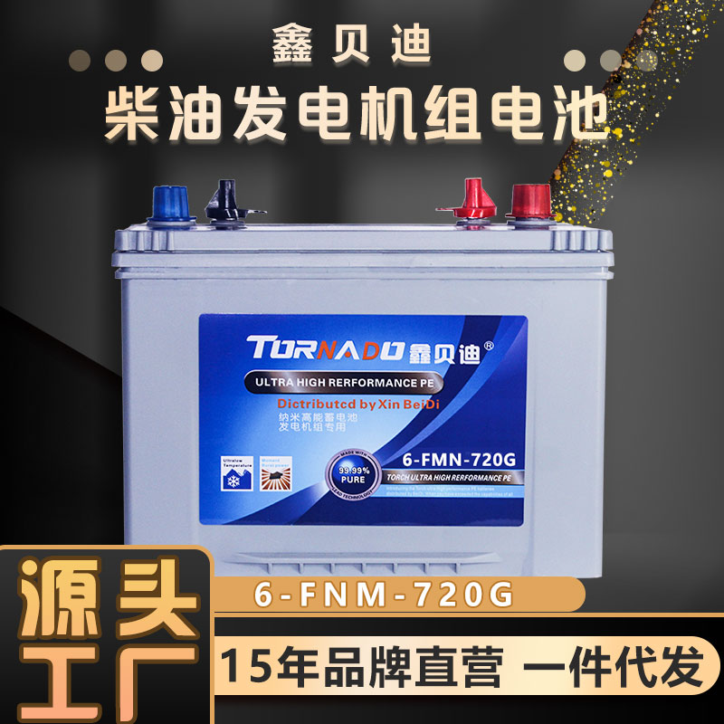 柴油发电机组电池6-FNM-720G