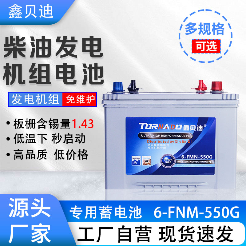 柴油发电机组电池6-FNM-550G