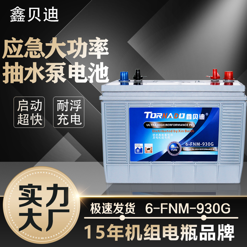 应急大功率抽水泵电池6-FNM-930G