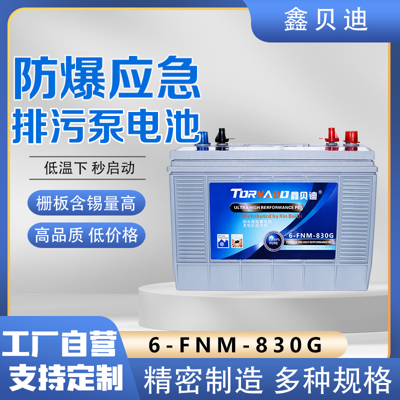 防爆应急排污泵电池6-FNM-830G