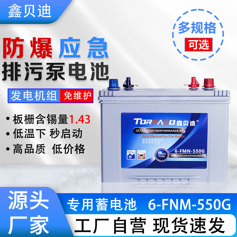 防爆应急排污泵电池6-FNM-550G