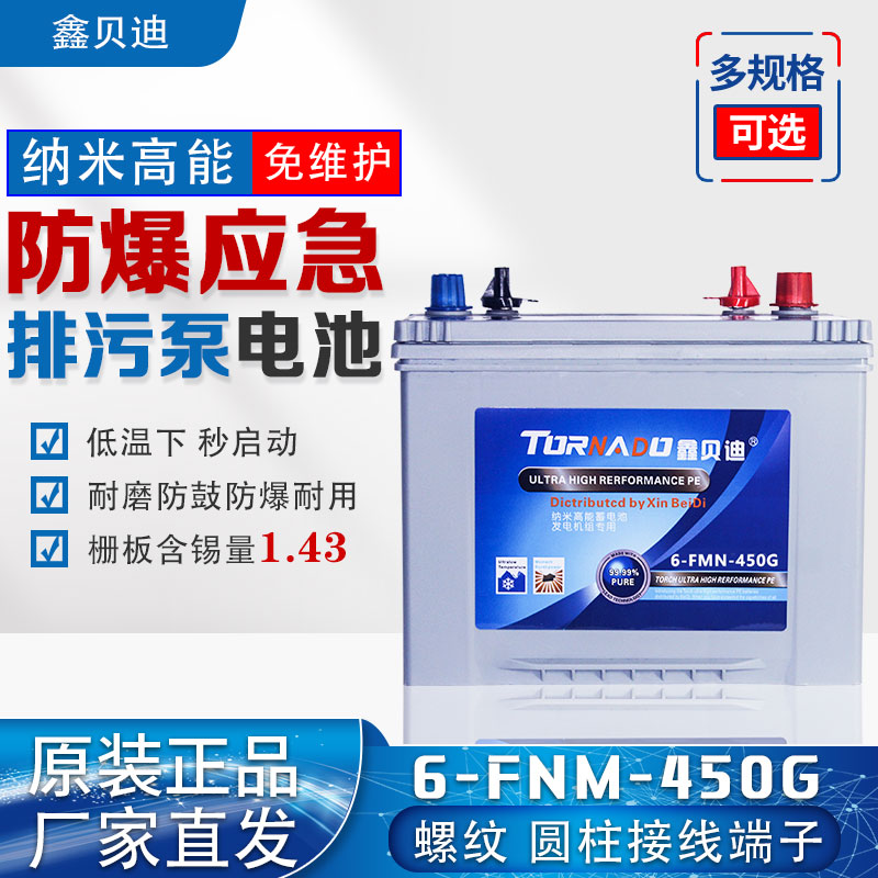 防爆应急排污泵电池6-FNM-450G