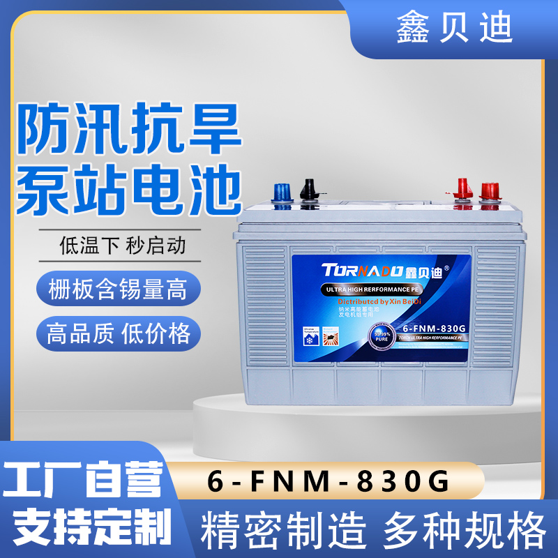 防汛抗旱泵站电池6-FNM-830G